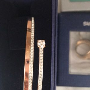 Swarovski Rose Gold bracelet/bangle jewelry